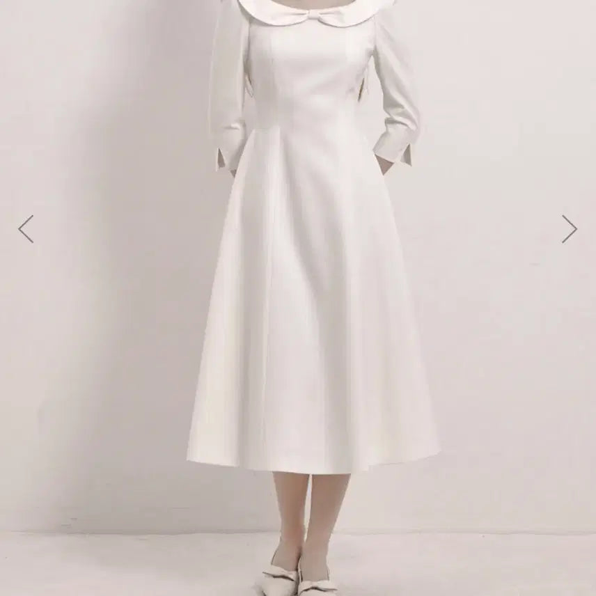 [BUNJANG] Flowum Dress Size L Ivory / 플로움 원피스 L사이즈 새상품 (결혼식2부/돌잔치/하객/셀프웨딩/브샤)