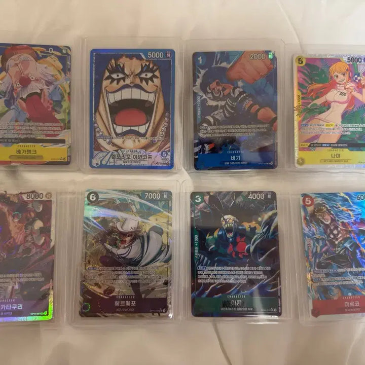 [BUNJANG] One Piece Card Set 9 Types / 원피스 카드 8종 저렴하게 일괄 판매 합니다
