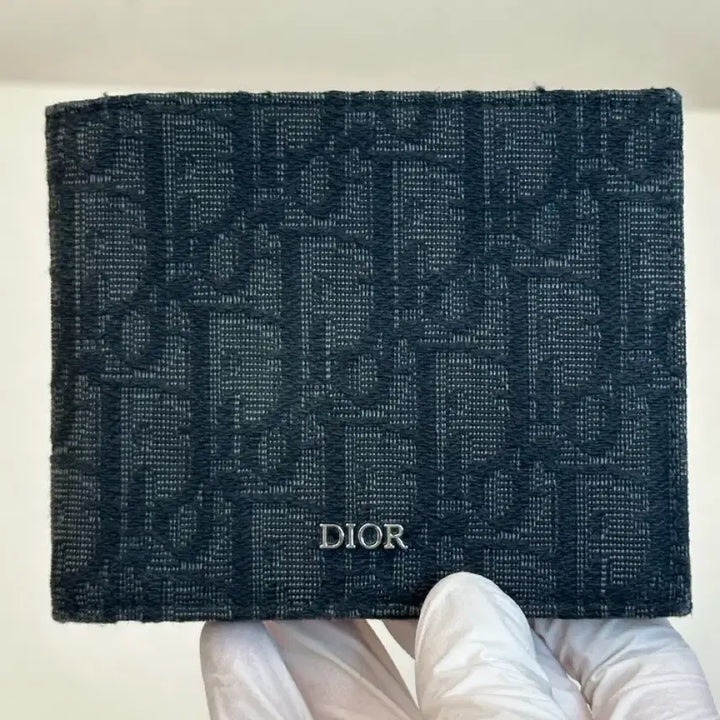 [BUNJANG] Dior Dior Oblique Bifold Wallet Black / 디올 오블리크 반지갑 블랙