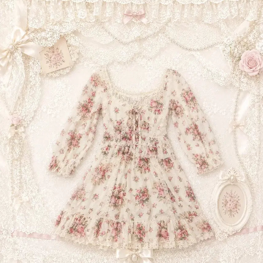 [BUNJANG] Vintage Liz Lisa Mini Dress / 빈티지 리즈리사 원피스 라떼 갸루 핀터깔 짜잔씨 오네 로걀 페어리