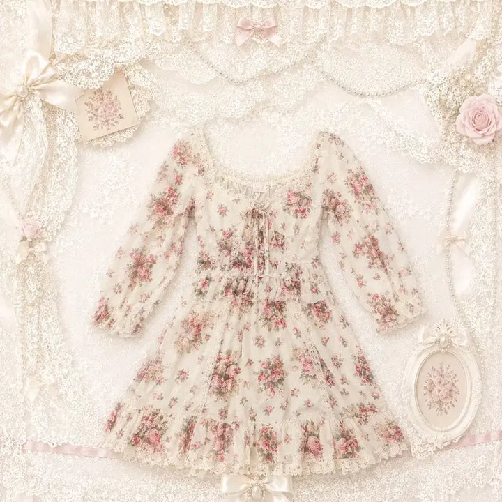 [BUNJANG] Vintage Liz Lisa Mini Dress / 빈티지 리즈리사 원피스 라떼 갸루 핀터깔 짜잔씨 오네 로걀 페어리