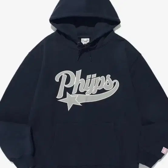 [BUNJANG] Physical Hoodie Navy / 피지컬 후드티