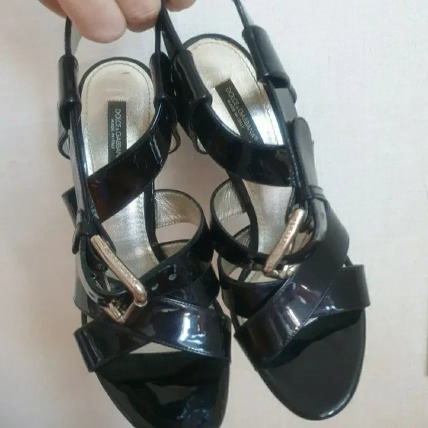 [BUNJANG] Dolce &amp; Gabbana Wedge Heel Sandals Size 37 / 돌체앤가바나 샌들힐 37(235 권장)