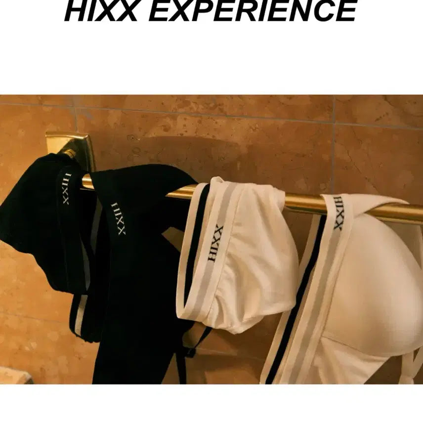 [BUNJANG] HIXX Bra and Panty Set (White/Black) / [새상품] 힉스 HIXX 브라 티팬티 세트 화이트/블랙