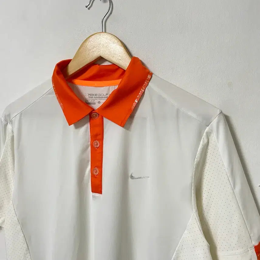 [BUNJANG] Nike Golf Performance Spandex Short Sleeve Polo Shirt / 100 나이키 골프 기능성 스판 반팔 카라티 정품