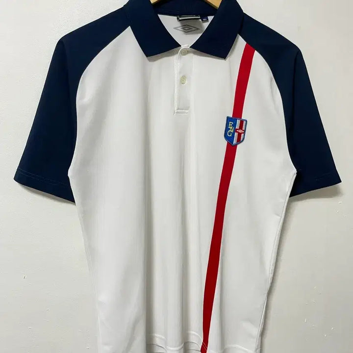 [BUNJANG] Umbro England Functional Spandex Short-Sleeve Polo Shirt / 95-100 UMBRO 엄브로 잉글랜드 기능성 스판 반팔 카라티 정품