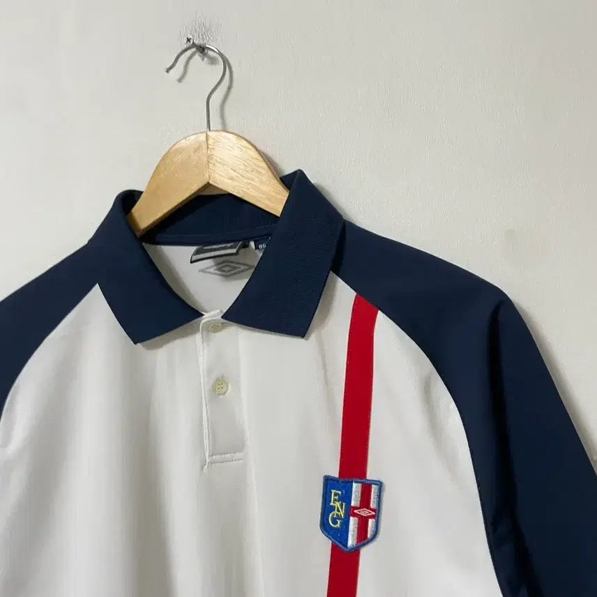 [BUNJANG] Umbro England Functional Spandex Short-Sleeve Polo Shirt / 95-100 UMBRO 엄브로 잉글랜드 기능성 스판 반팔 카라티 정품