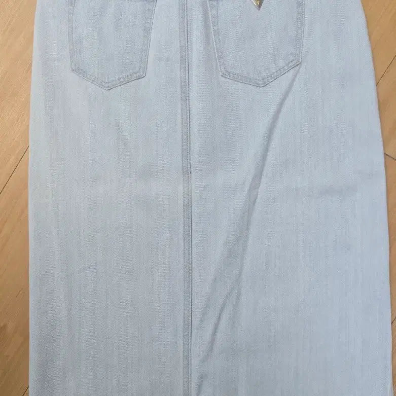 [BUNJANG] Guess Light Wash Denim Long Skirt / Guess 연청 데님 롱 스커트 ICE