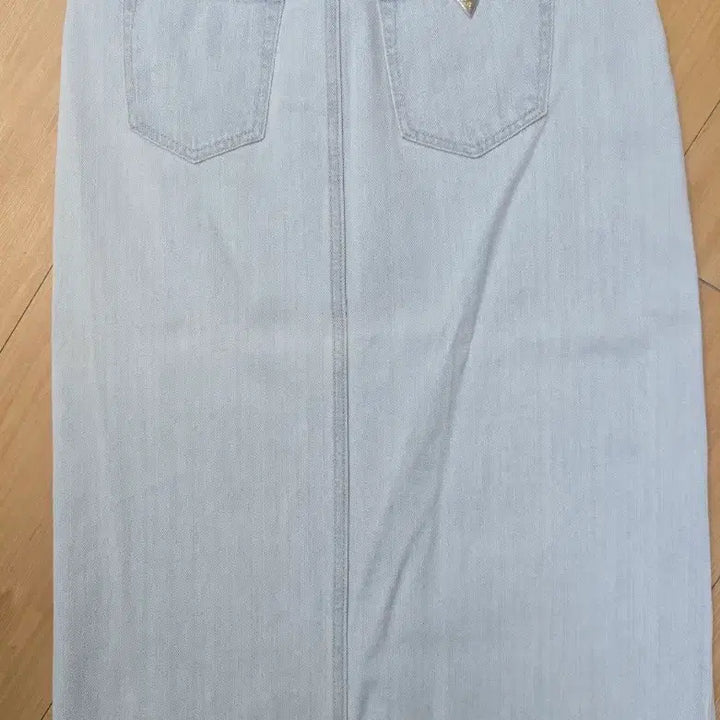[BUNJANG] Guess Light Wash Denim Long Skirt / Guess 연청 데님 롱 스커트 ICE