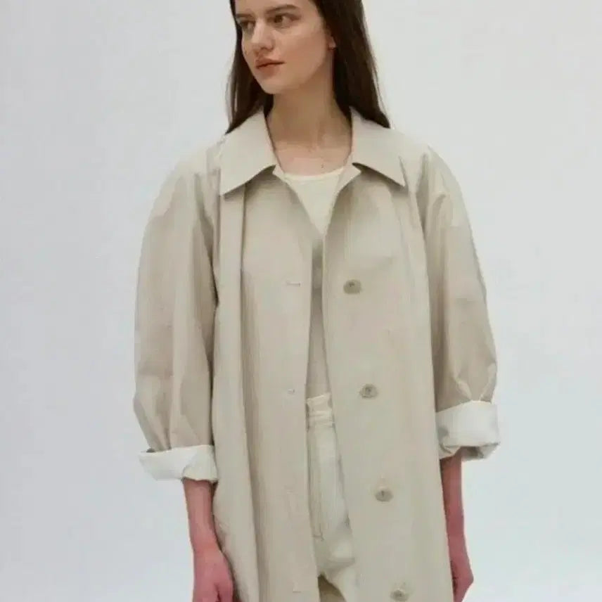 [BUNJANG] Nothing Written Balmacaan Trench Coat / 새상품) 낫띵리튼 발마칸 트렌치코트