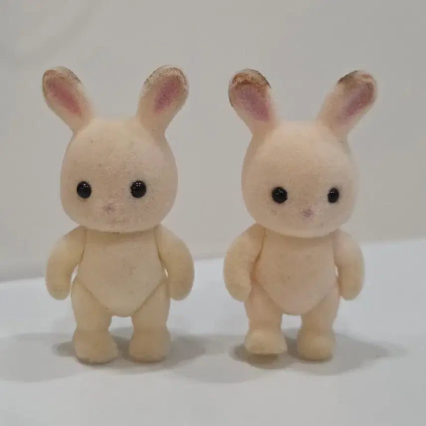 [BUNJANG] Sylvanian Families Chocolate Rabbit Old Standing Baby Set (2 figures) / 실바니안 초코토끼 올드 직립아기 2마리 일괄