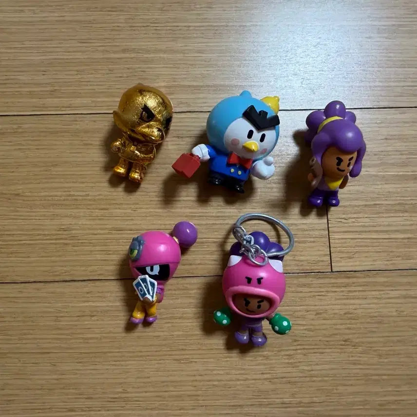 [BUNJANG] Brawl Stars Figures Keychains Bundle Set / 브롤스타즈 피규어 키링 일괄 판매합니다