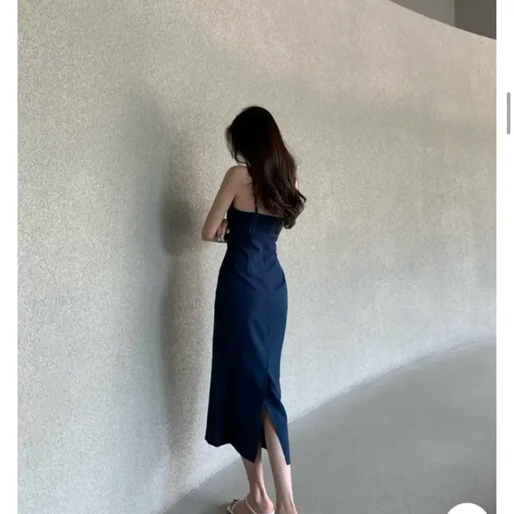 [BUNJANG] Zenithon Bustier Stitch Long Dress / [새상품] 제니스온 뷔스티에 스티치 롱 원피스
