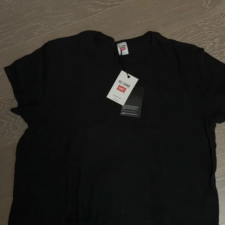[BUNJANG] RE/DONE x HANES 50s T-Shirt (Washed Black, Large) / [새상품]리던 50s 티셔츠 (RE/DONE x HANES) L