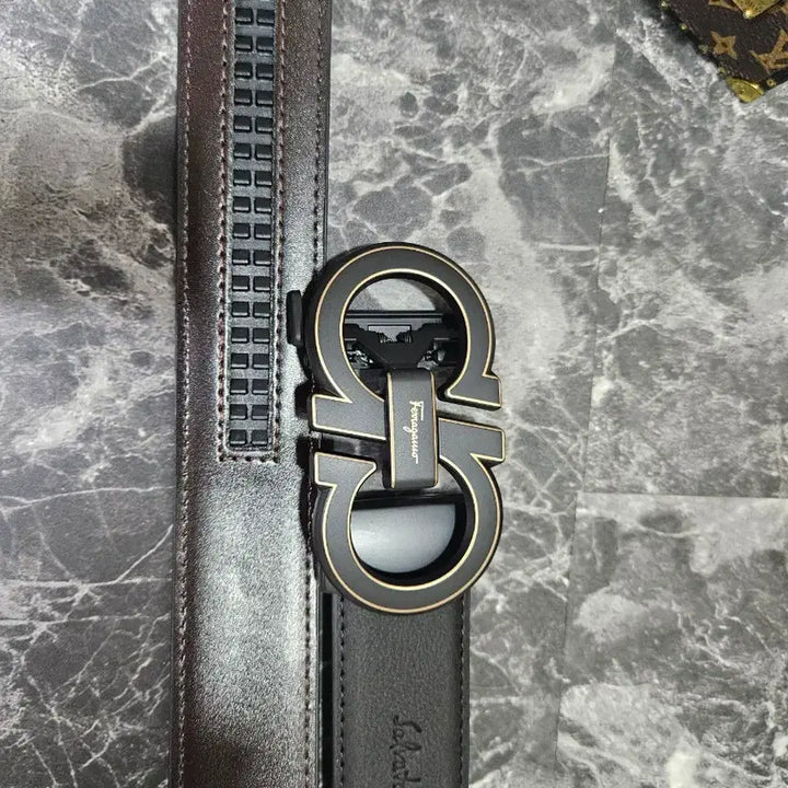[BUNJANG] Salvatore Ferragamo Automatic Belt with Alloy Buckle / 페라가모 자동벨트