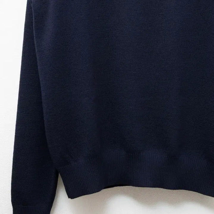 [BUNJANG] AMI Small Heart Merino Wool Knit Navy / 아미 스몰하트 메리노울 니트 S 네이비색상