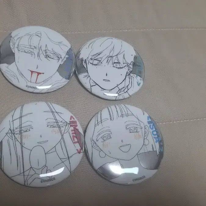 [BUNJANG] ACEIT Evan Til Mizu Suah Tragedy Can Badge Bundle Set / 일괄) 에이스테 이반 틸 미지 수아 비극 캔뱃지