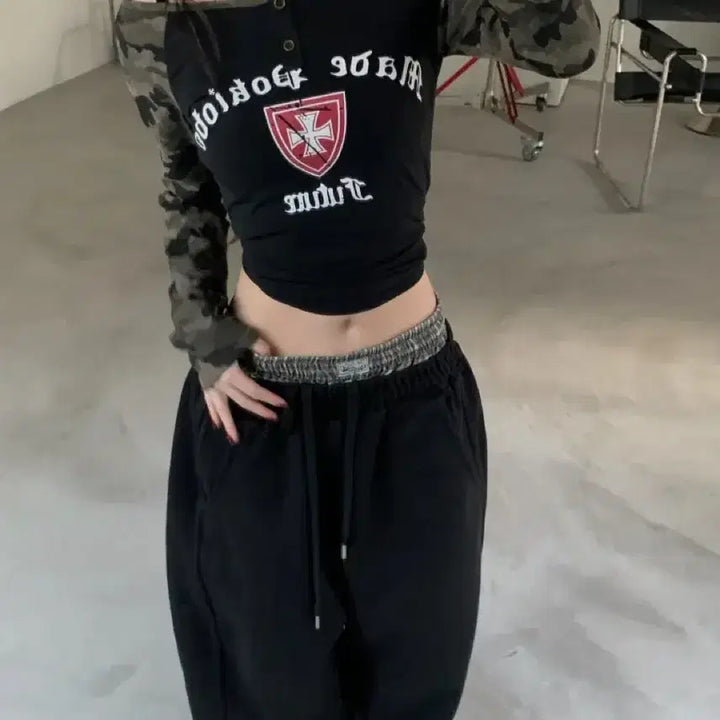 [BUNJANG] ABLY Sagging Balloon Pants - Black / 에이블리 새깅 벌룬 팬츠 블랙