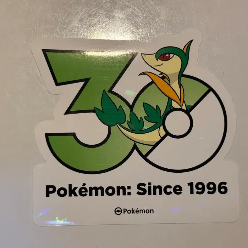 [BUNJANG] Pokemon 30th Anniversary Charizard Logo Sticker / 포켓몬 30주년 로고 스티커 샤비 + 샤로다