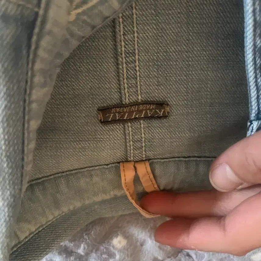 [BUNJANG] Kapital Cactus Coverall Jacket Size 2 / 캐피탈 데님 캑터스 커버올 자켓 2사이즈 워싱