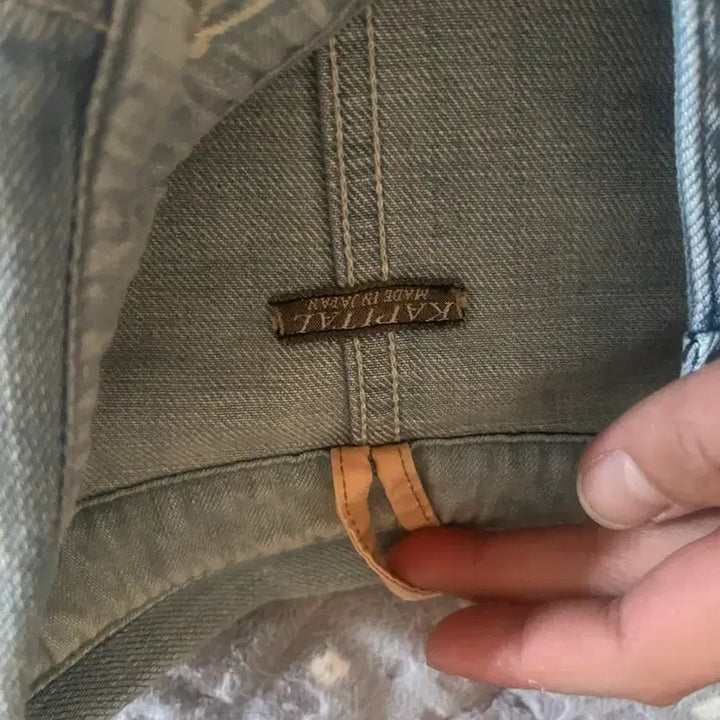 [BUNJANG] Kapital Cactus Coverall Jacket Size 2 / 캐피탈 데님 캑터스 커버올 자켓 2사이즈 워싱