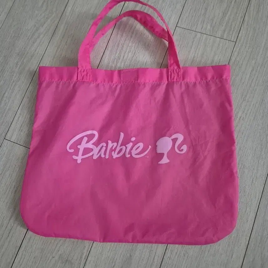 [BUNJANG] Barbie Pink Waterproof Mini Eco Bag / 바비 핑크 방수천 미니 에코백