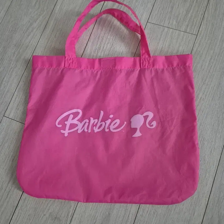 [BUNJANG] Barbie Pink Waterproof Mini Eco Bag / 바비 핑크 방수천 미니 에코백