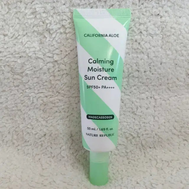[BUNJANG] Nature Republic California Aloe Soothing &amp; Moisture Sunscreen SPF50+ PA++++ 50ml / 네이처리퍼블릭 캘리포니아 알로에 진정 수분 선크림 50ml