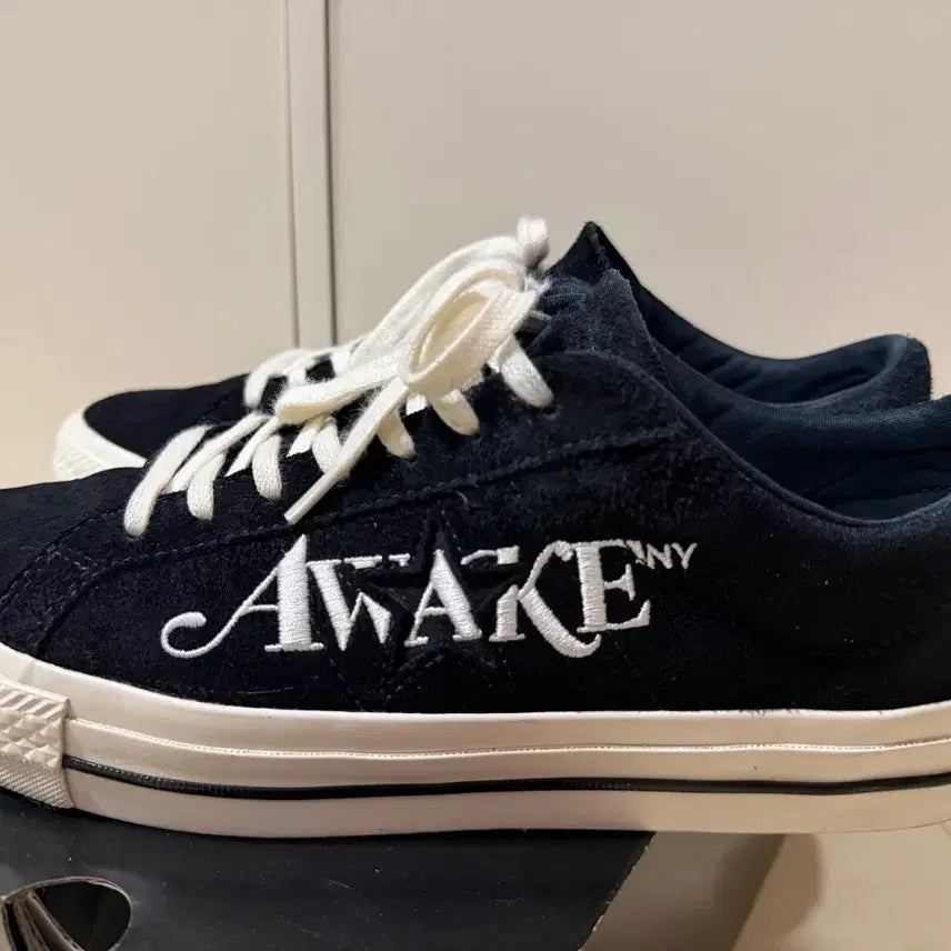 [BUNJANG] Converse x Awake NY One Star Pro Low Black Egret Sneakers (290) / 컨버스 / 어웨이크 NY 원스타 프로 로우 블랙 에그렛 / 290