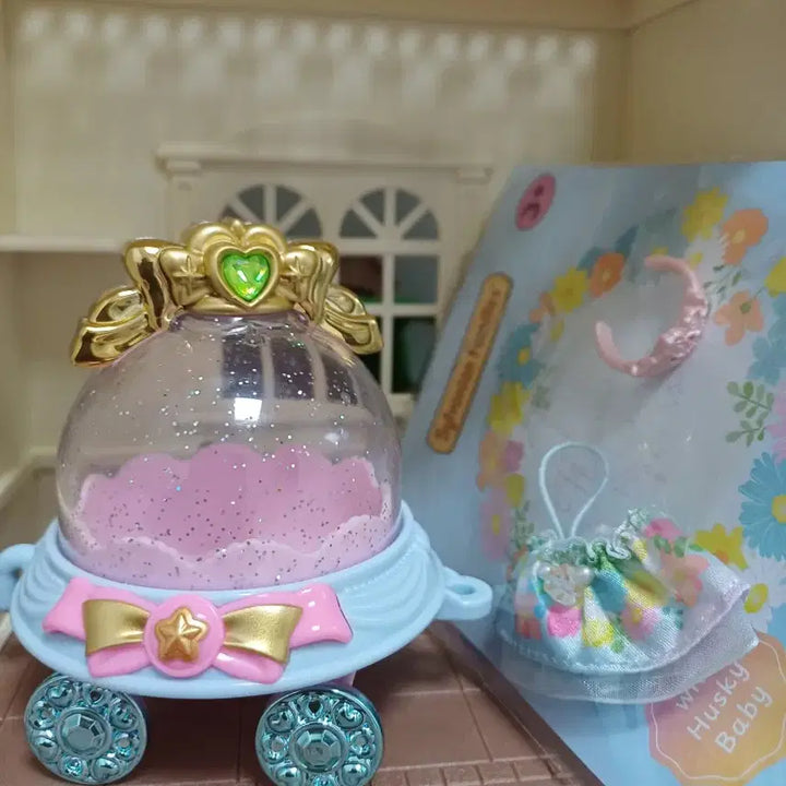[BUNJANG] Sylvanian Families Flower Princess Dress &amp; Case Set / 실바니안 플라워 프린세스 드레스&amp;케이스
