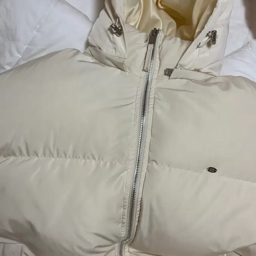 [BUNJANG] Palejade Thinsulate Basic Crop Puffer Jacket Cream Ivory / 페일제이드 신슐레이트 숏패딩 푸퍼 아이보리 크림 크롭 palejade