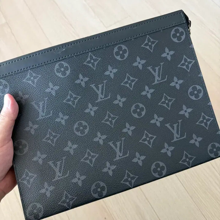 [BUNJANG] Louis Vuitton Monogram Clutch Black / 루이비통 모노그램 클러치 블랙