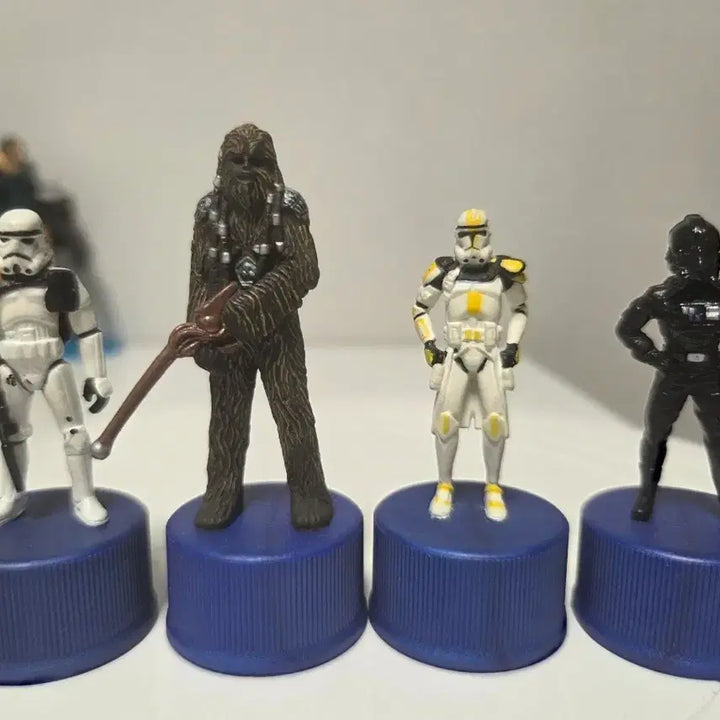 [BUNJANG] Star Wars Mini Figures 4-Piece Set / 스타워즈 미니 피규어 4종 세트