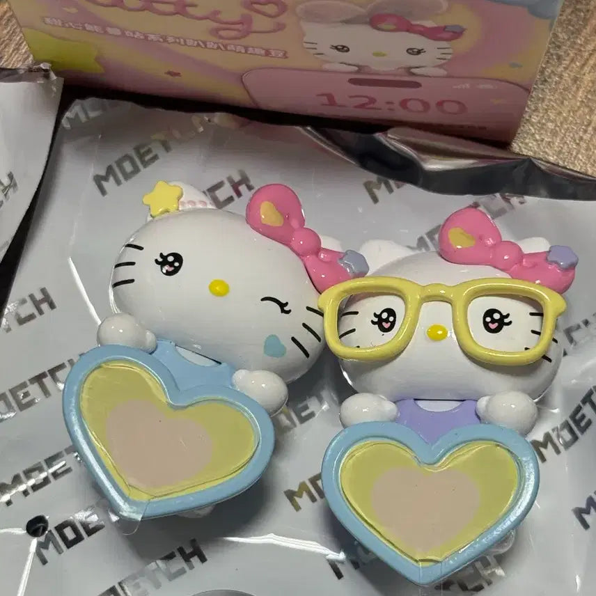 [SOLD OUT] (미사용 일괄) 산리오 헬로키티 핸드폰 히퍼 가챠 안경키티