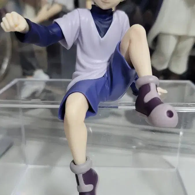 [BUNJANG] Hunter x Hunter Killua Noodle Stopper Figure with Stand (Box Not Included) / [헌터헌터] 키르아 누들스토퍼 피규어+받침대(박스X)