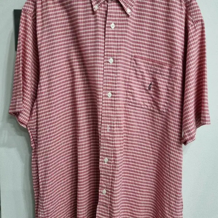 [BUNJANG] Nautica Check Short Sleeve Shirt XL / 노티카 체크 반팔 셔츠 XL