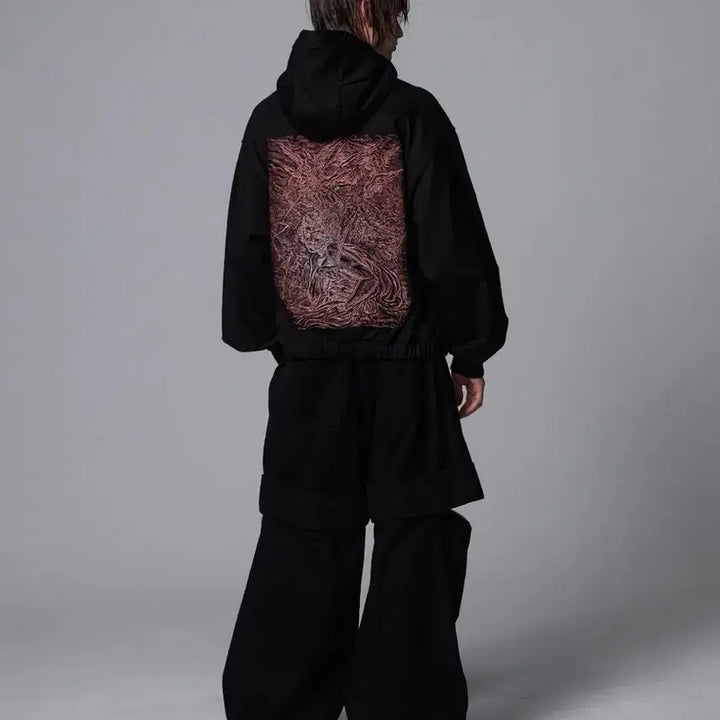 [BUNJANG] Songzio 24SS Alexander Embroidered Hoodie / 송지오 24ss 알렉산더 자수 후드 48 판매