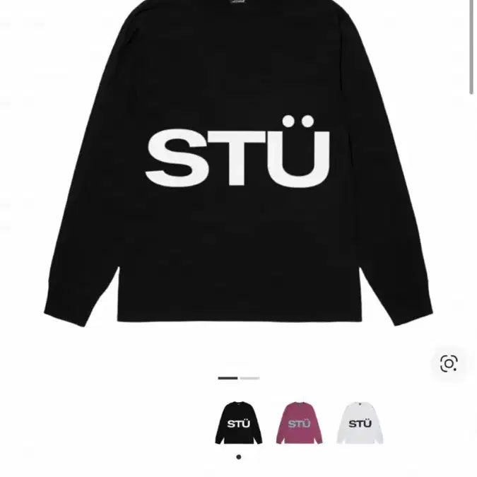 [BUNJANG] Stussy All Caps Long Sleeve T-Shirt Black / 스투시 롱슬리브 티셔츠 블랙