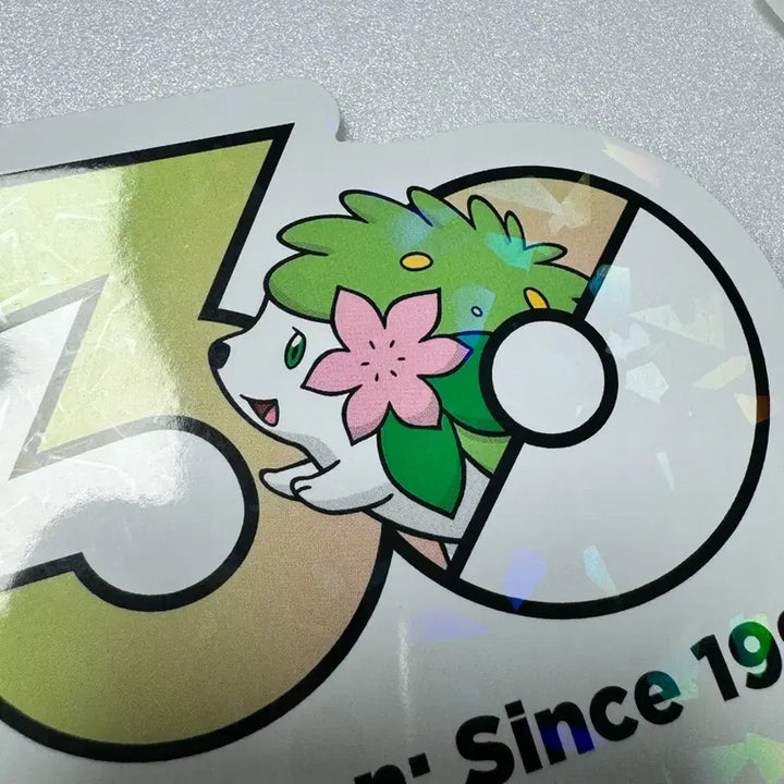 [BUNJANG] Pokemon 30th Anniversary Logo Sticker Shaymin / Zamazenta / 포켓몬 30주년 로고 스티커 쉐이미 / 자마슈