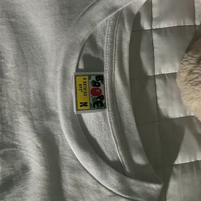 [BUNJANG] A Bathing Ape White Camo T-Shirt - Size M / 베이프 화이트 카모 반팔 티셔츠 M