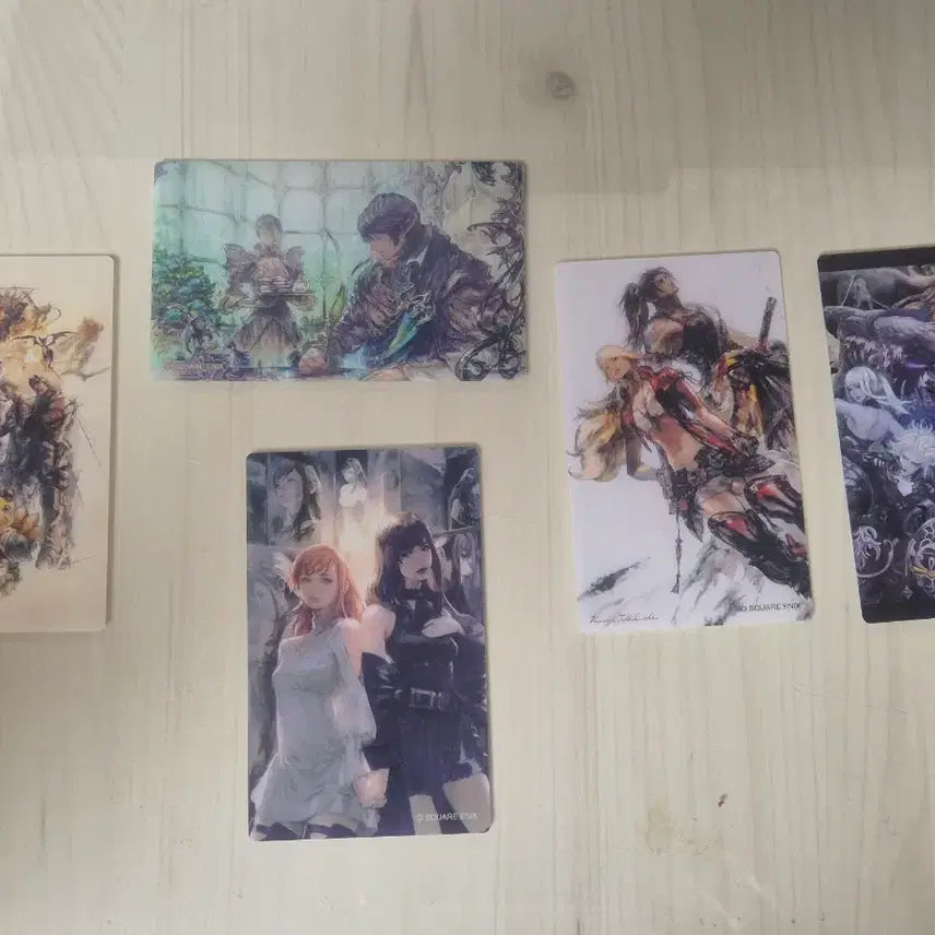 [BUNJANG] Final Fantasy XIV Warrior of Light Clair de Lune Clear Card Set / ff14 파이널판타지 14 빛의전사 궤적전 클리어 카드