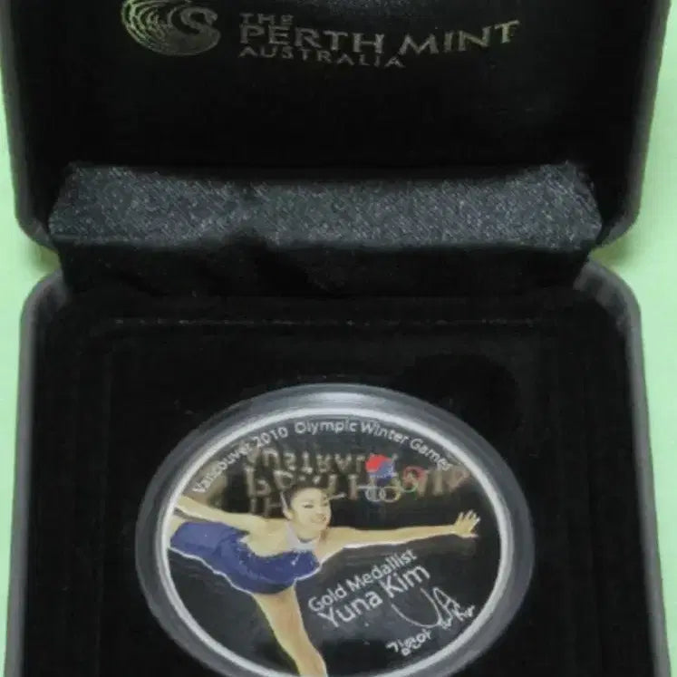 [BUNJANG] Kim Yuna 2010 Vancouver Olympics Gold Medal Commemorative Silver Coin / 김연아 2010 밴쿠버 올림픽 금메달 기념 은화