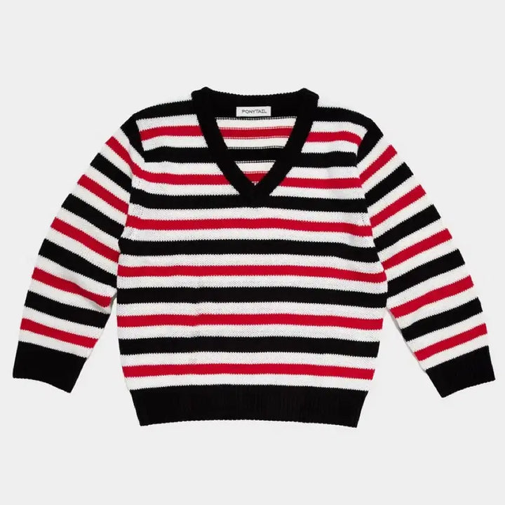 [BUNJANG] M Ponytail V-Neck Knit / [M] 포니테일 엘라 브이넥 니트
