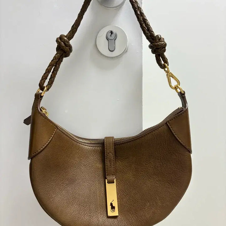 [BUNJANG] Polo Ralph Lauren Leather Shoulder Bag (Brown) / 폴로 숄더백(브라운 색상)