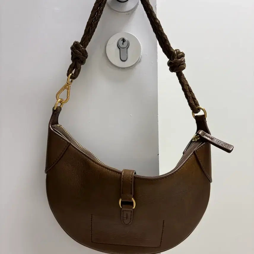 [BUNJANG] Polo Ralph Lauren Leather Shoulder Bag (Brown) / 폴로 숄더백(브라운 색상)