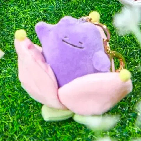 [BUNJANG] Pokemon Ditto Forest Plush Keychain / 포켓몬 메타몽 포레스트 인형 키링