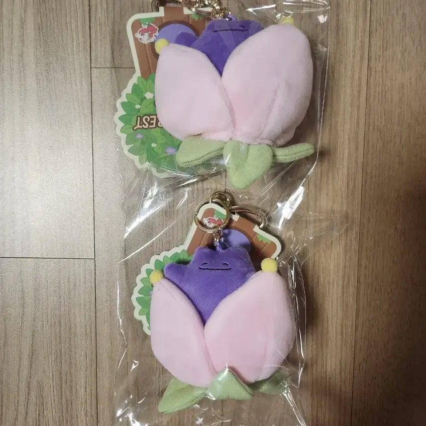 [BUNJANG] Pokemon Ditto Forest Plush Keychain / 포켓몬 메타몽 포레스트 인형 키링