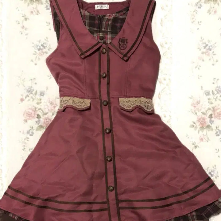 [BUNJANG] Axes Femme Sailor Collar Layered Inner Dress Set / Axes femme 엑시즈팜 세일러 카라 이너 원피스 2개 코디