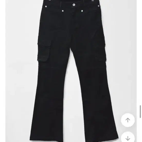 [BUNJANG] WEWE MIYU Flare Side Cargo Bootcut Pants / (새제품) 위위미유 플레어 사이드 카고 부츠컷 팬츠