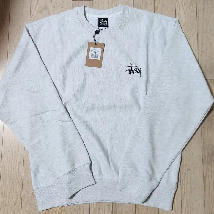 [BUNJANG] Stussy Basic Sweatshirt Ash Heather / NS22<초특가>정품새상품스투시 베이직 맨투맨 애쉬 헤더 M/L